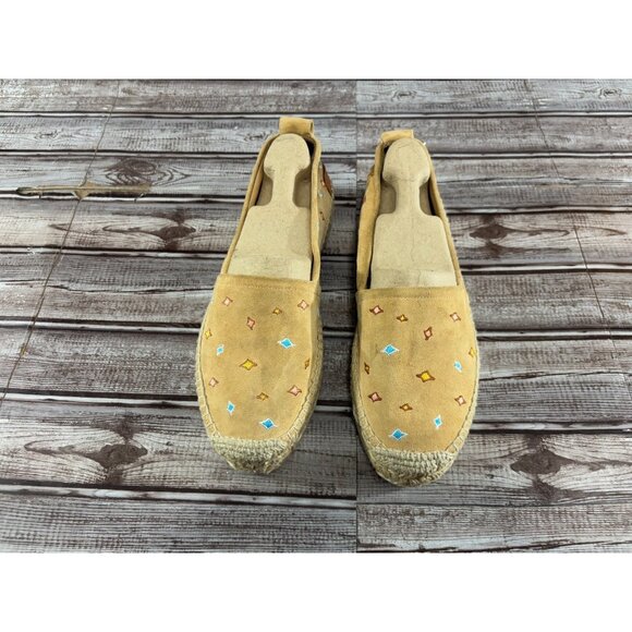 Rag & Bone Adria II Embroidered Suede Espadrille Loafers size 40 US 10 New - Picture 2 of 6